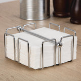 GH407 Olympia Cocktail Napkin Holder with Weight 140 x 140mm