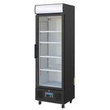 GH427 Polar G-Series Upright Display Fridge Black - 368Ltr GH427