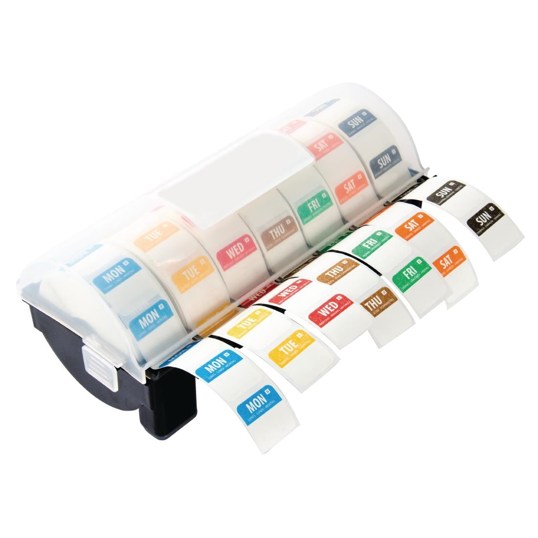 GH474 Dissolvable Colour Coded Food Label Starter kit with 1" Dispenser