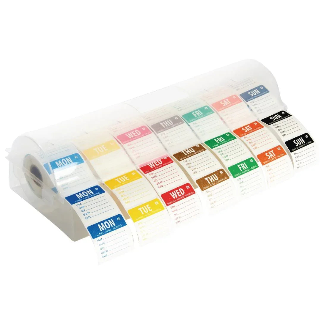 GH475 Dissolvable Colour Coded Food Labels with 2" Dispenser - JD Catering Equipment Solutions Ltd