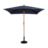 GH991 Bolero Square Double Pulley Parasol 2.5m Diameter Navy Blue