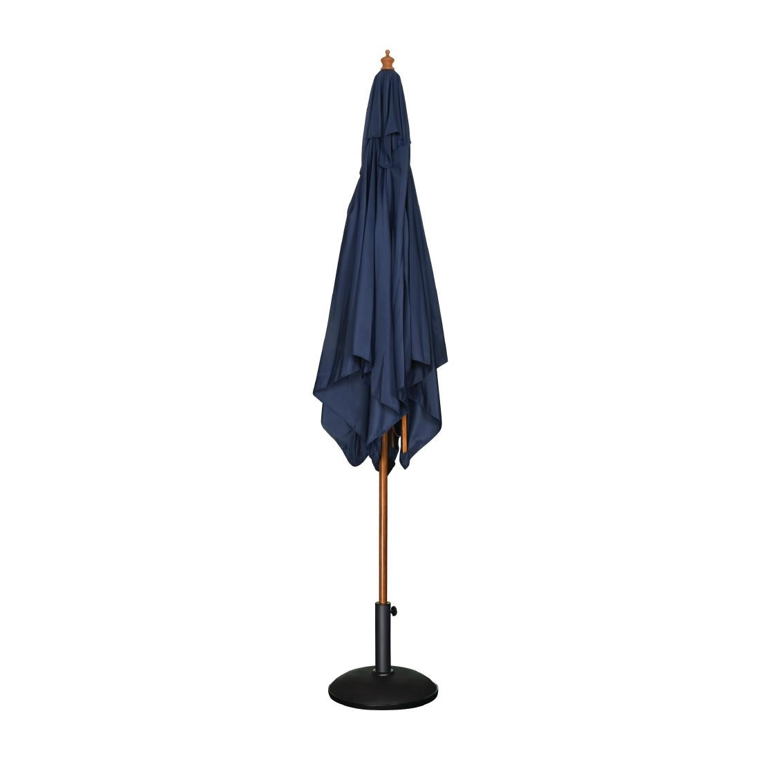 GH991 Bolero Square Double Pulley Parasol 2.5m Diameter Navy Blue