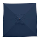 GH991 Bolero Square Double Pulley Parasol 2.5m Diameter Navy Blue