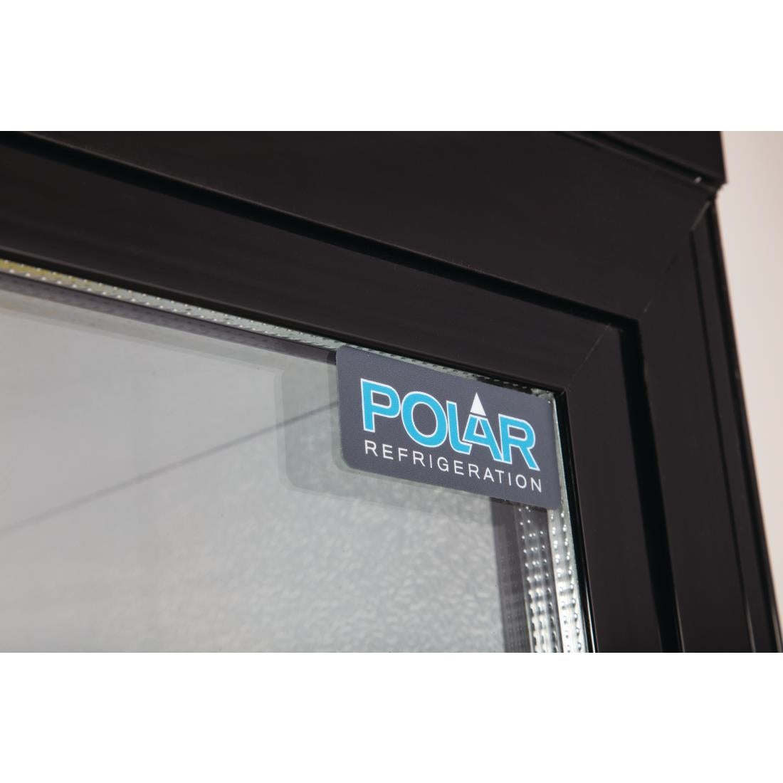 GJ448 Polar G-Series Upright Back Bar Cooler with Sliding Doors 490Ltr