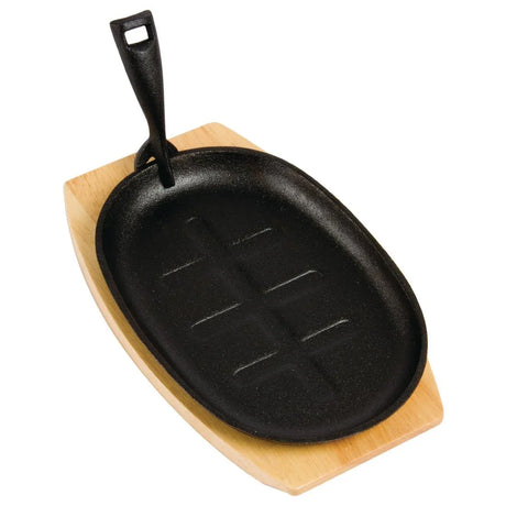 GJ557 Olympia Cast Iron Sizzle Platter - JD Catering Equipment Solutions Ltd