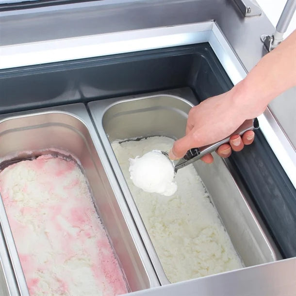 GK068 Polar G-Series Countertop Ice Cream Freezer 4x Napoli Pans