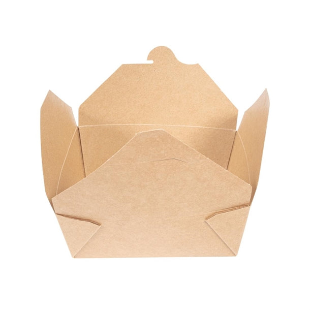 GK102 Vegware Compostable Paperboard Food Boxes No.8 1300ml / 46oz (Pack of 300)