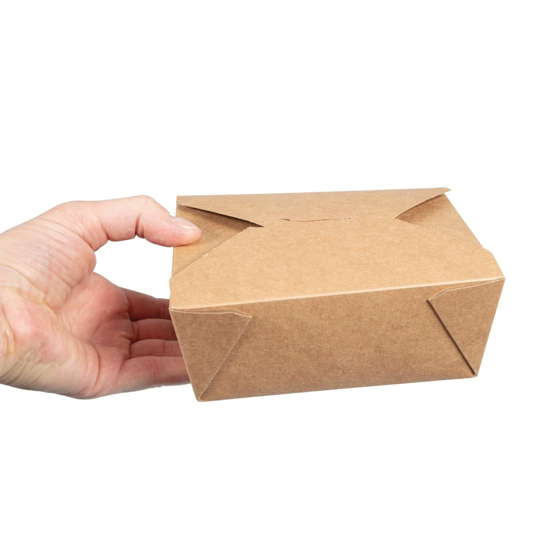 GK102 Vegware Compostable Paperboard Food Boxes No.8 1300ml / 46oz (Pack of 300)