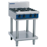 Blue Seal Evolution Cooktop 4 Open Burners LPG on Stand 600mm G514D-LS/L