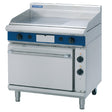 Blue Seal Evolution Nat Gas 1/3 Ribbed Chrome Griddle Electric Static Oven Nat Gas GPE506/N