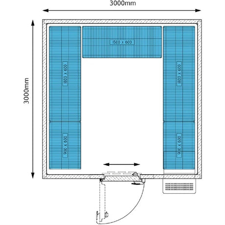 GK660 Foster Advantage Walk In Fridge Integral ADV3030 HT INT