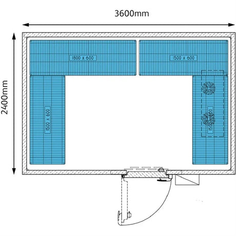 GK673 Foster Advantage Walk In Fridge Remote ADV3624 HT REM