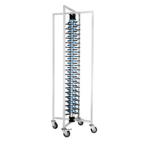 GK978 Vogue Mobile Plate Rack 84 Plates - JD Catering Equipment Solutions Ltd