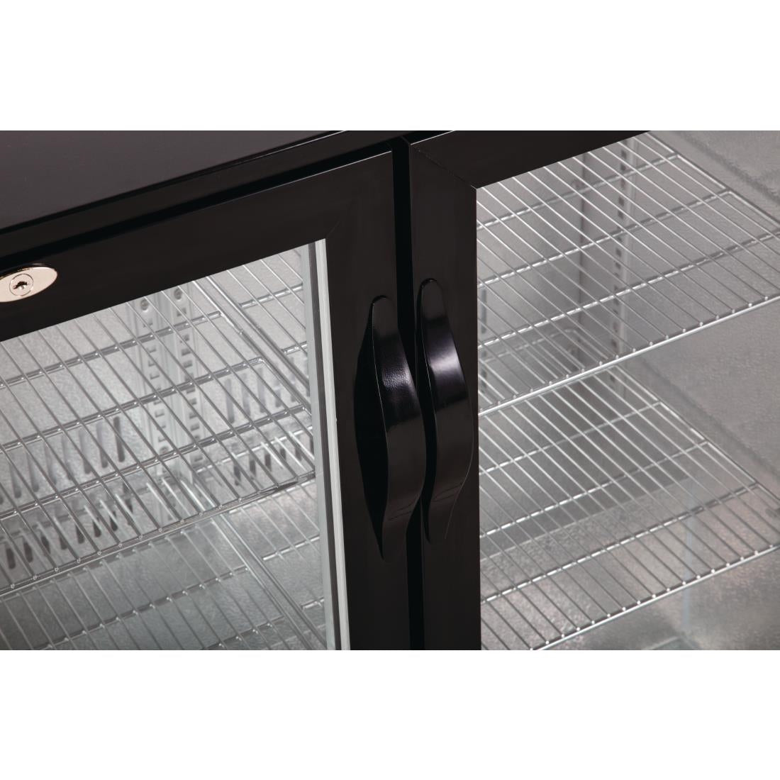 GL012 Polar G-Series Back Bar Cooler with Hinged Doors 198Ltr