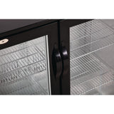 GL012 Polar G-Series Back Bar Cooler with Hinged Doors 198Ltr