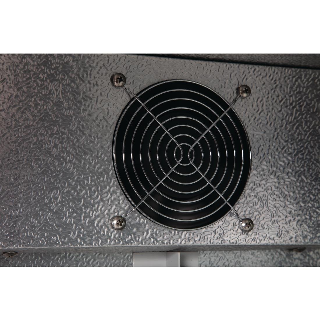 GL007 Polar G-Series Back Bar Cooler with Hinged Door Stainless Steel 138Ltr