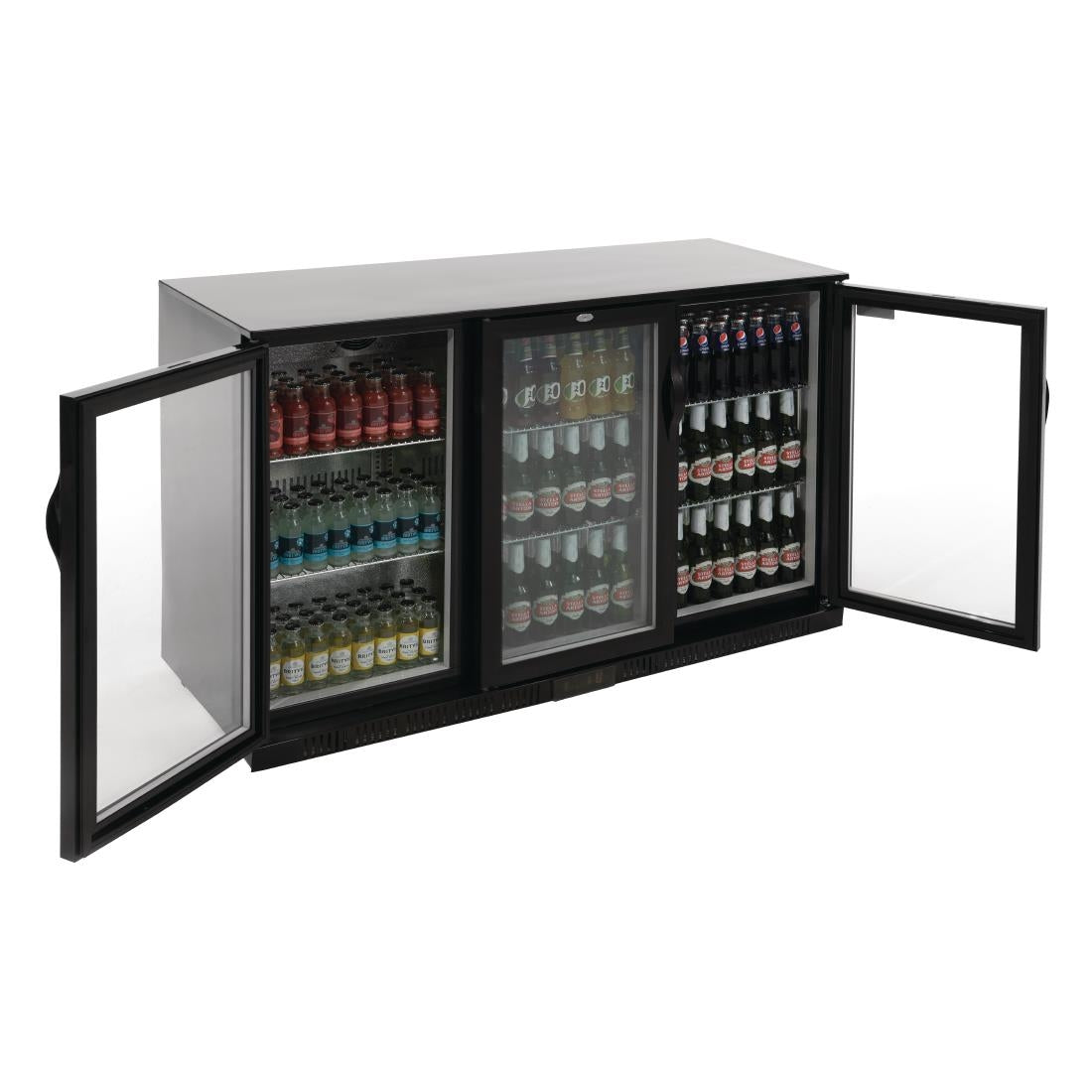 GL004 Polar G-Series Back Bar Cooler with Hinged Doors 330Ltr
