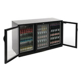 GL004 Polar G-Series Back Bar Cooler with Hinged Doors 330Ltr