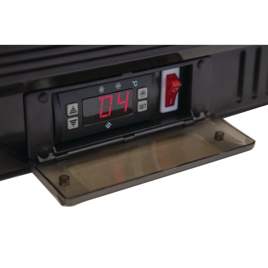 GL012 Polar G-Series Back Bar Cooler with Hinged Doors 198Ltr