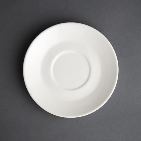 GL048 Olympia Cafe Saucers White 158mm (Pack of 12)