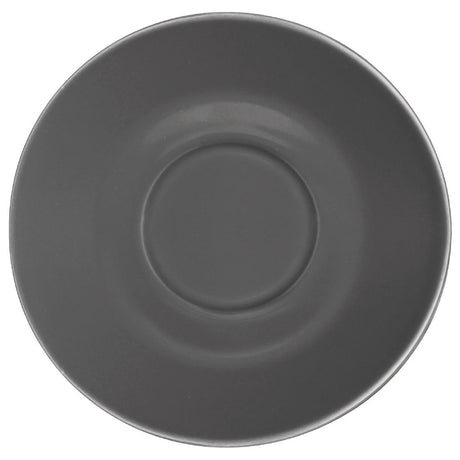 GL049 Olympia Cafe Saucers Charcoal 158mm (Pack of 12)