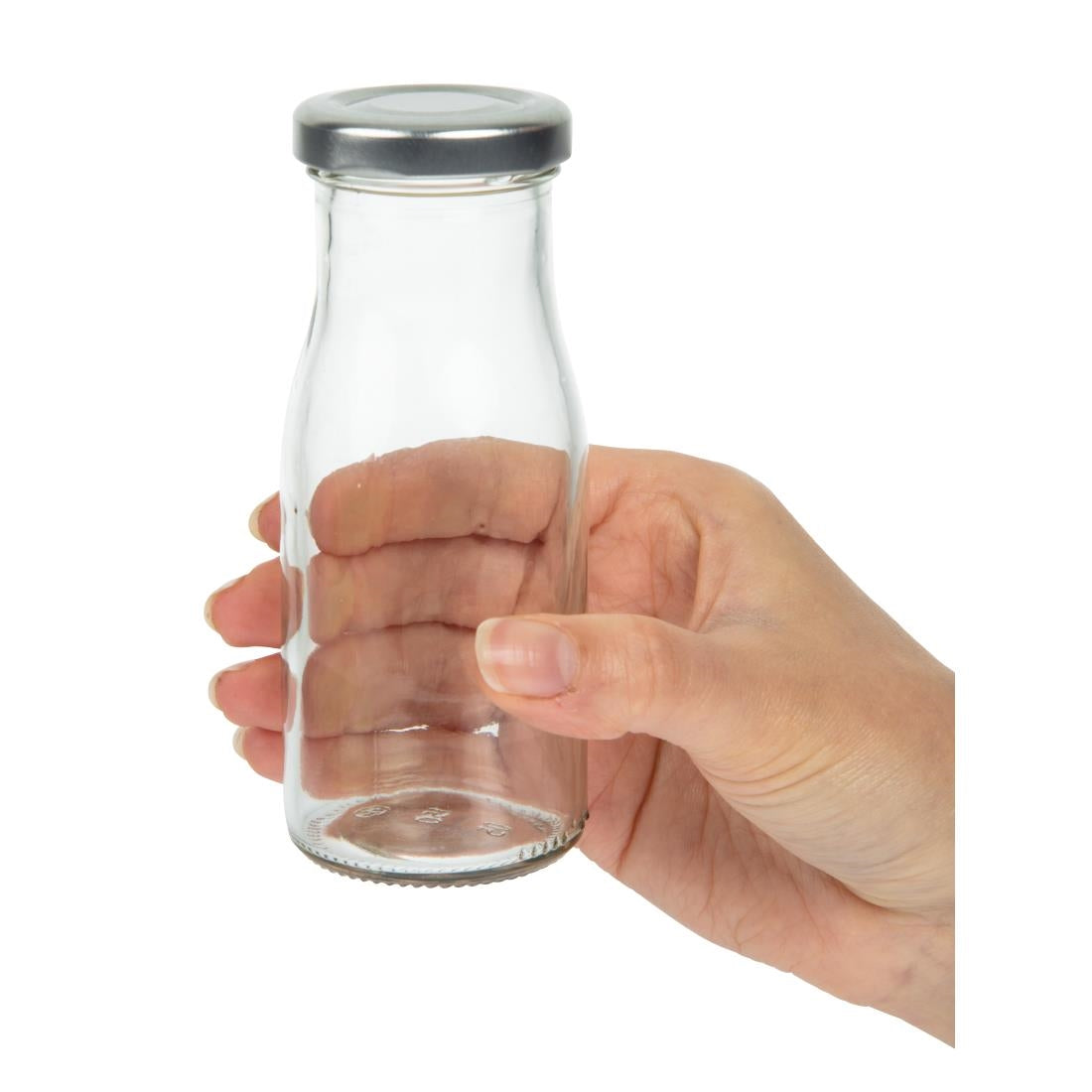 GL162 Silver Cap for Mini Milk Bottles (Pack of 18)