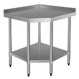 GL278 Vogue Stainless Steel Corner Table 700mm