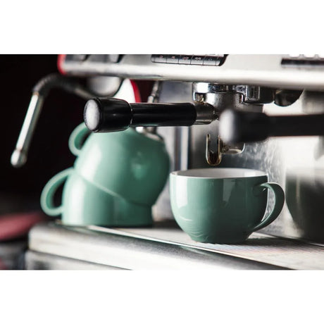 GL460 Olympia Cafe Coffee Cups Aqua 228ml (Pack of 12) - JD Catering Equipment Solutions Ltd