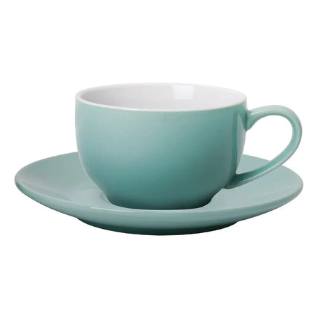GL460 Olympia Cafe Coffee Cups Aqua 228ml (Pack of 12) - JD Catering Equipment Solutions Ltd