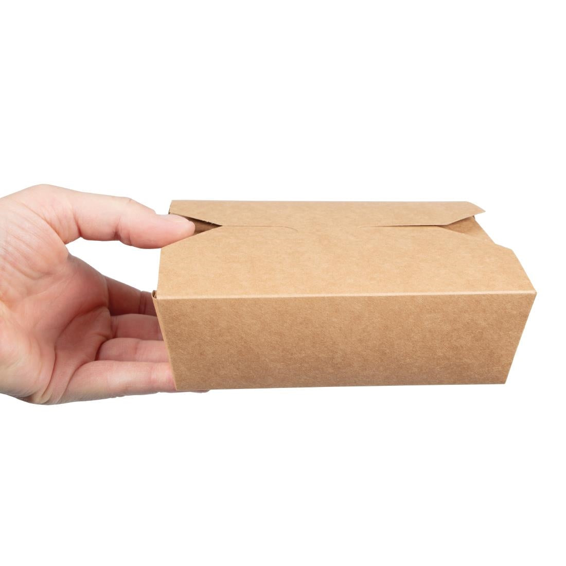 GL859 Vegware Compostable Paperboard Food Boxes No.5 1050ml / 37oz (Pack of 150)