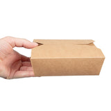 GL859 Vegware Compostable Paperboard Food Boxes No.5 1050ml / 37oz (Pack of 150)