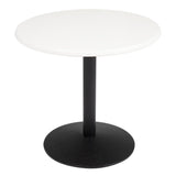 GL972 Bolero Pre-drilled Round Tabletop White 800mm