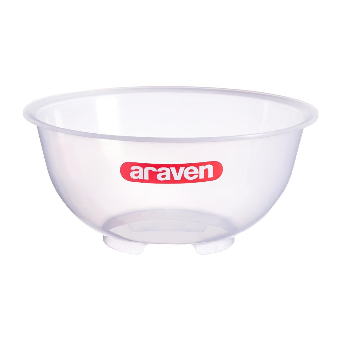 GL976 Araven Polypropylene Mixing Bowl Transparent 2.5Ltr