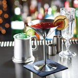 GM121 Utopia Stainless Steel Martini Glass 240ml (Pack of 6) - JD Catering Equipment Solutions Ltd