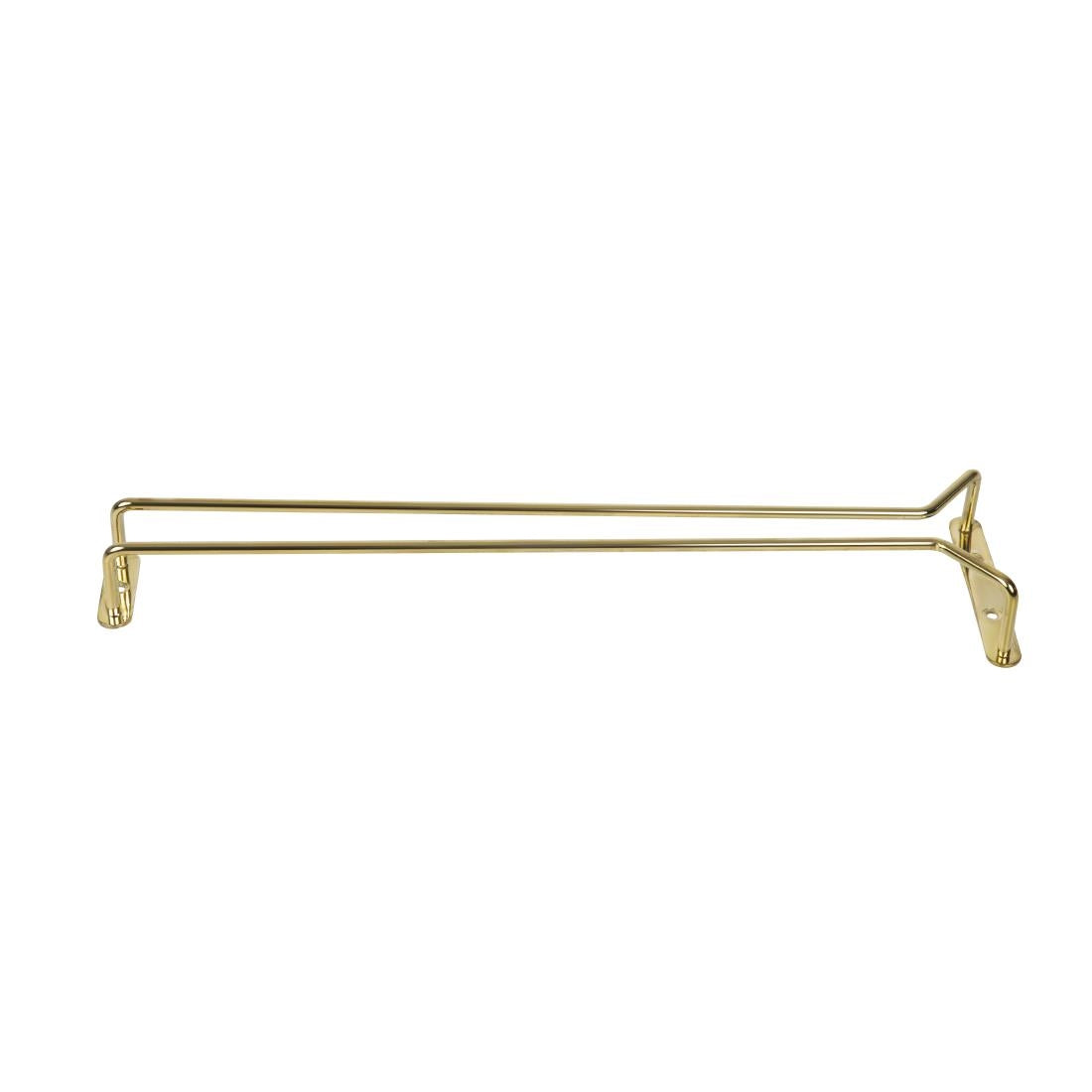 GM204 Beaumont Brass Wine Glass Rack 410mm