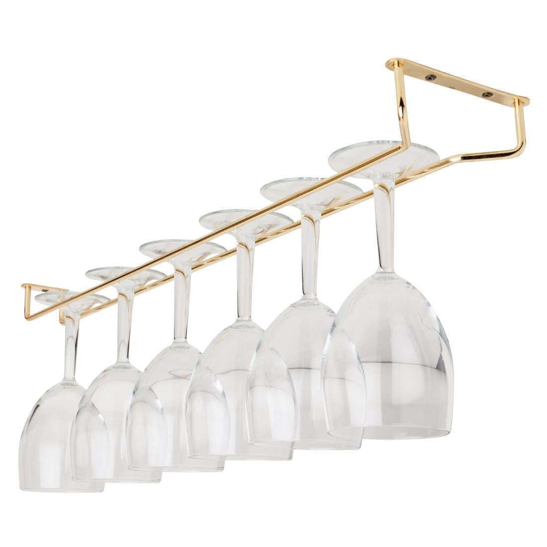 GM205 Beaumont Brass Wine Glass Rack 609mm