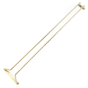 GM205 Beaumont Brass Wine Glass Rack 609mm - JD Catering Equipment Solutions Ltd