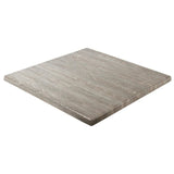 GM434 Werzalit Pre-drilled Square Table Top  Limed Oak 600mm