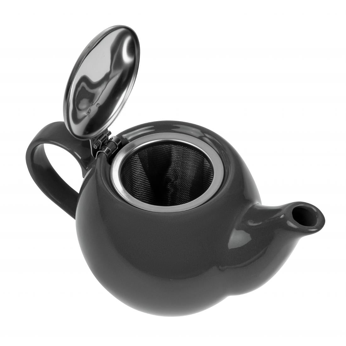 Olympia Cafe Teapot 510ml Charcoal
