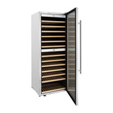 GM628 Polar G-Series Dual Zone Wine Fridge Stainless Steel 109 Bottle