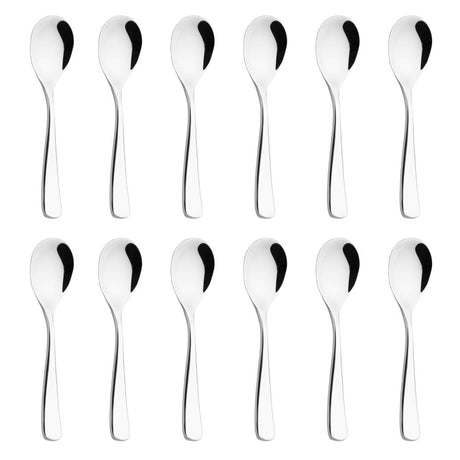 GM645 Olympia Roma 18/10 Stainless Steel Coffee Spoons (Pack of 12)