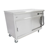 Parry Mobile Hot Cupboard with Flat Top MSF12
