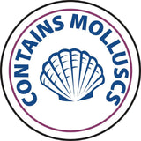 GM812 Vogue Food Allergen Label Molluscs (Pack of 1000) - JD Catering Equipment Solutions Ltd