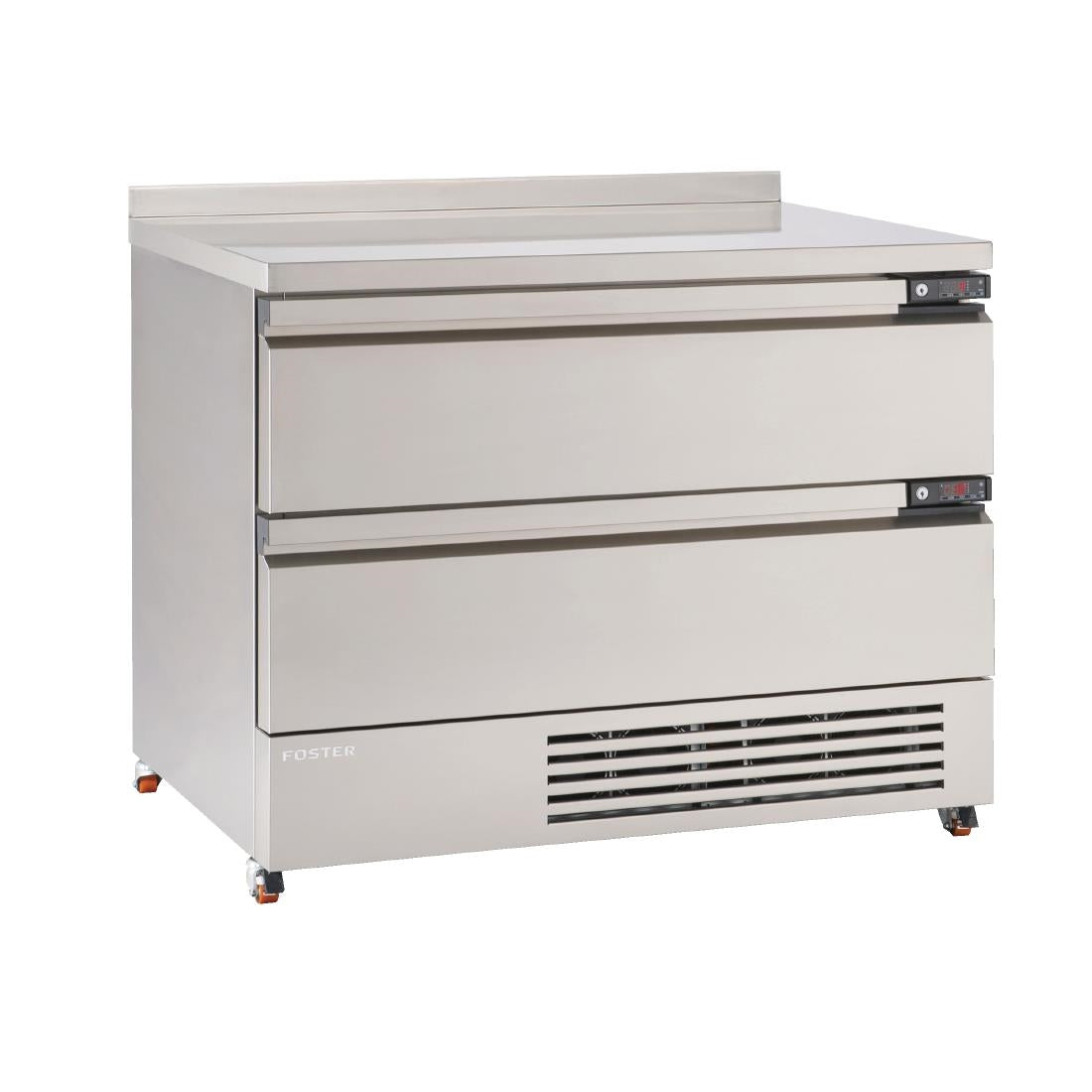 Foster FlexDrawer 2 Drawer Counter Fridge/Freezer with Upstand FFC6-2 35-202