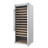 GM888 Polar G-Series Single Zone Wine Fridge Stainless Steel 118 bottles