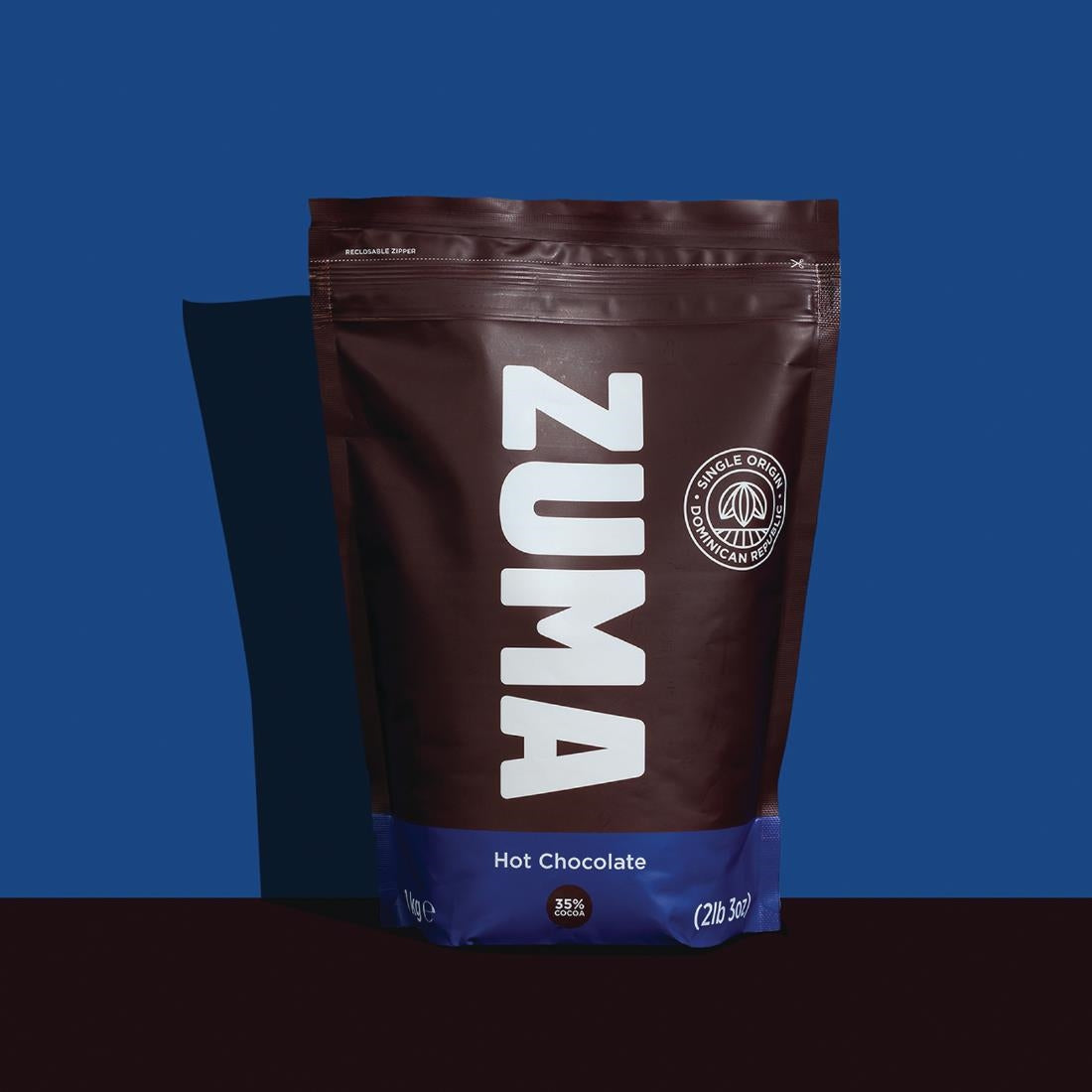 GP391 Zuma Dominican Republic Origin Hot Chocolate 1kg Bag