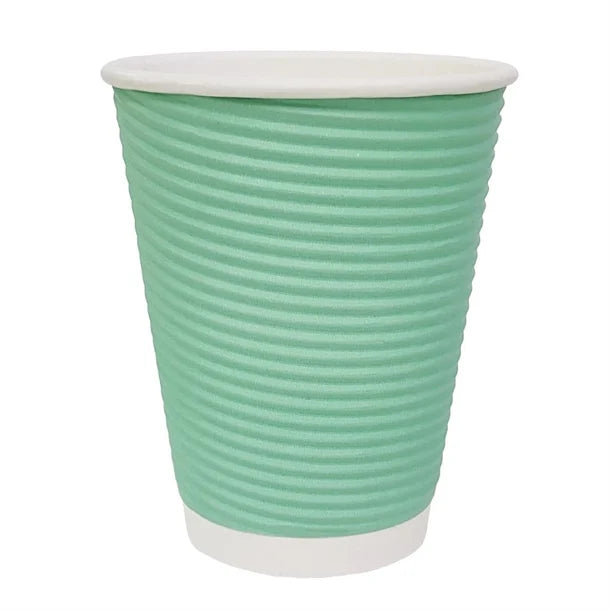 GP422 Fiesta Disposable Coffee Cups Ripple Wall 340ml / 12oz Pack Quantity: 500 GP422