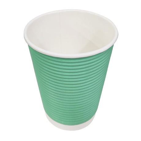 GP422 Fiesta Disposable Coffee Cups Ripple Wall 340ml / 12oz Pack Quantity: 500 GP422