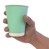 GP422 Fiesta Disposable Coffee Cups Ripple Wall 340ml / 12oz Pack Quantity: 500 GP422