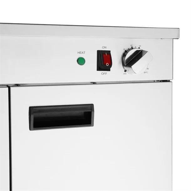 GP452 Buffalo Double Door Plate Warmer